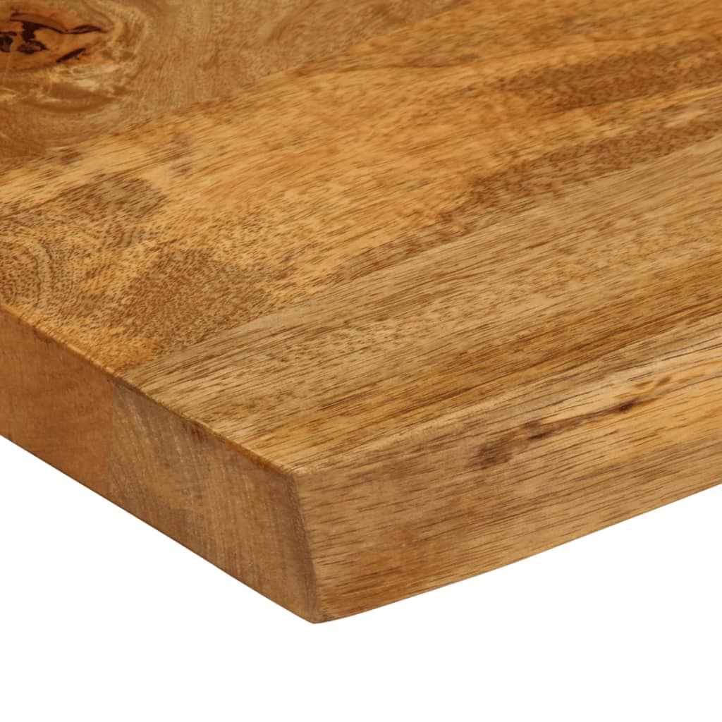 bordplade 100x60x3,8 cm naturlig kant massivt mangotræ