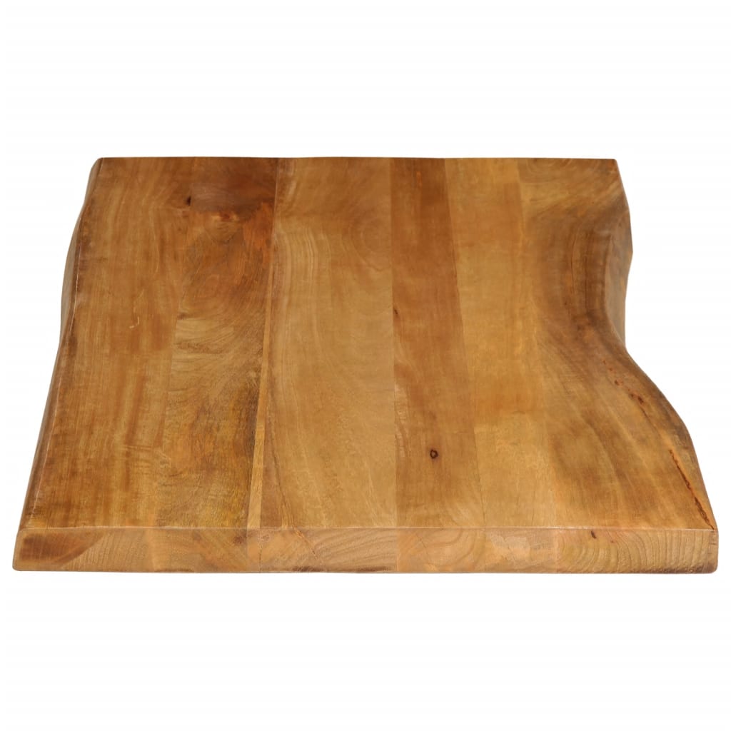 bordplade 110x60x3,8 cm naturlig kant massivt mangotræ