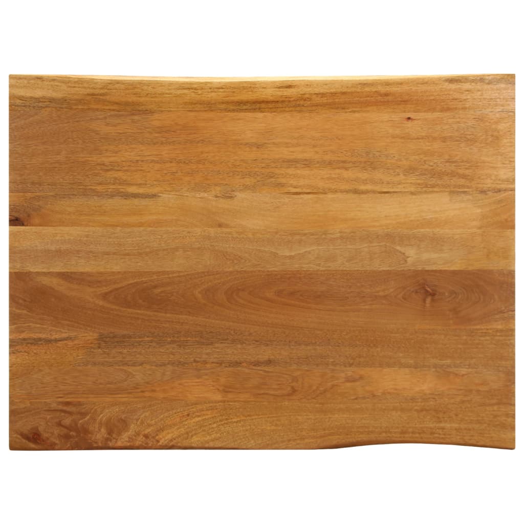 bordplade 90x80x3,8 cm naturlig kant massivt mangotræ