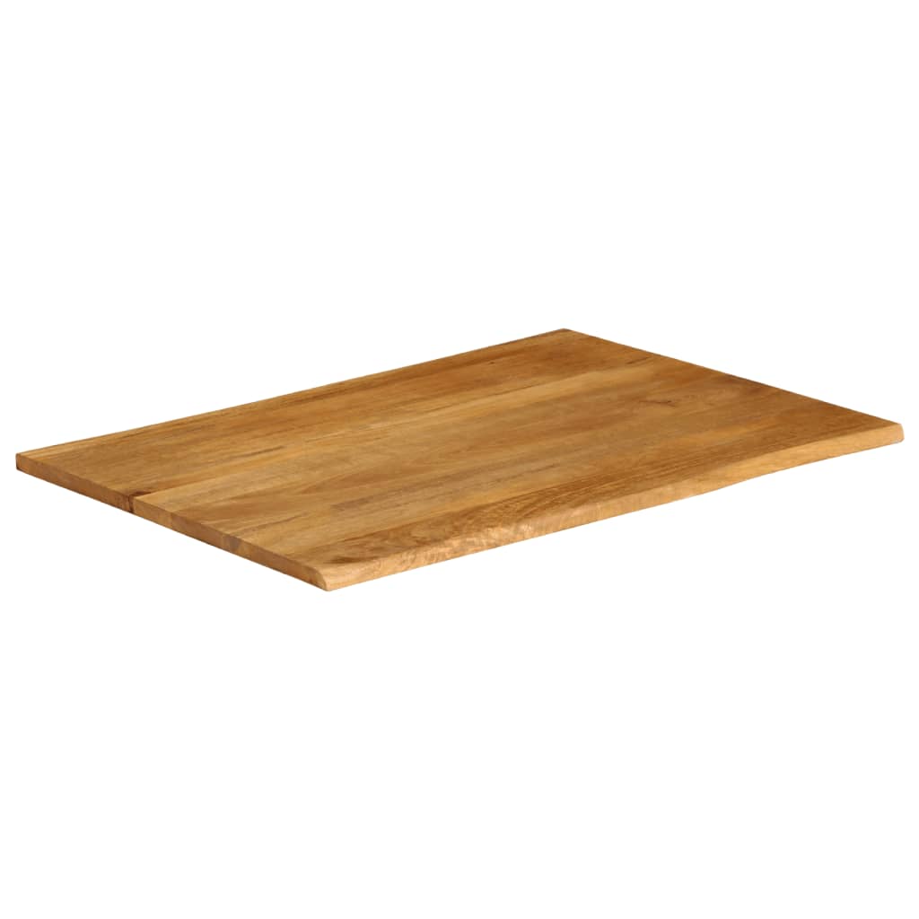 bordplade 90x80x3,8 cm naturlig kant massivt mangotræ