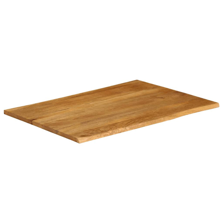 bordplade 90x80x3,8 cm naturlig kant massivt mangotræ