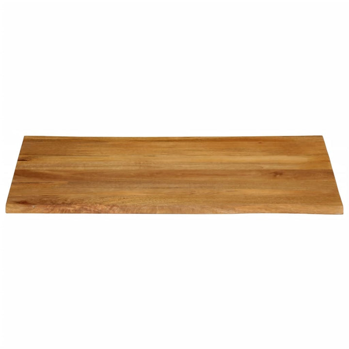 bordplade 90x80x3,8 cm naturlig kant massivt mangotræ