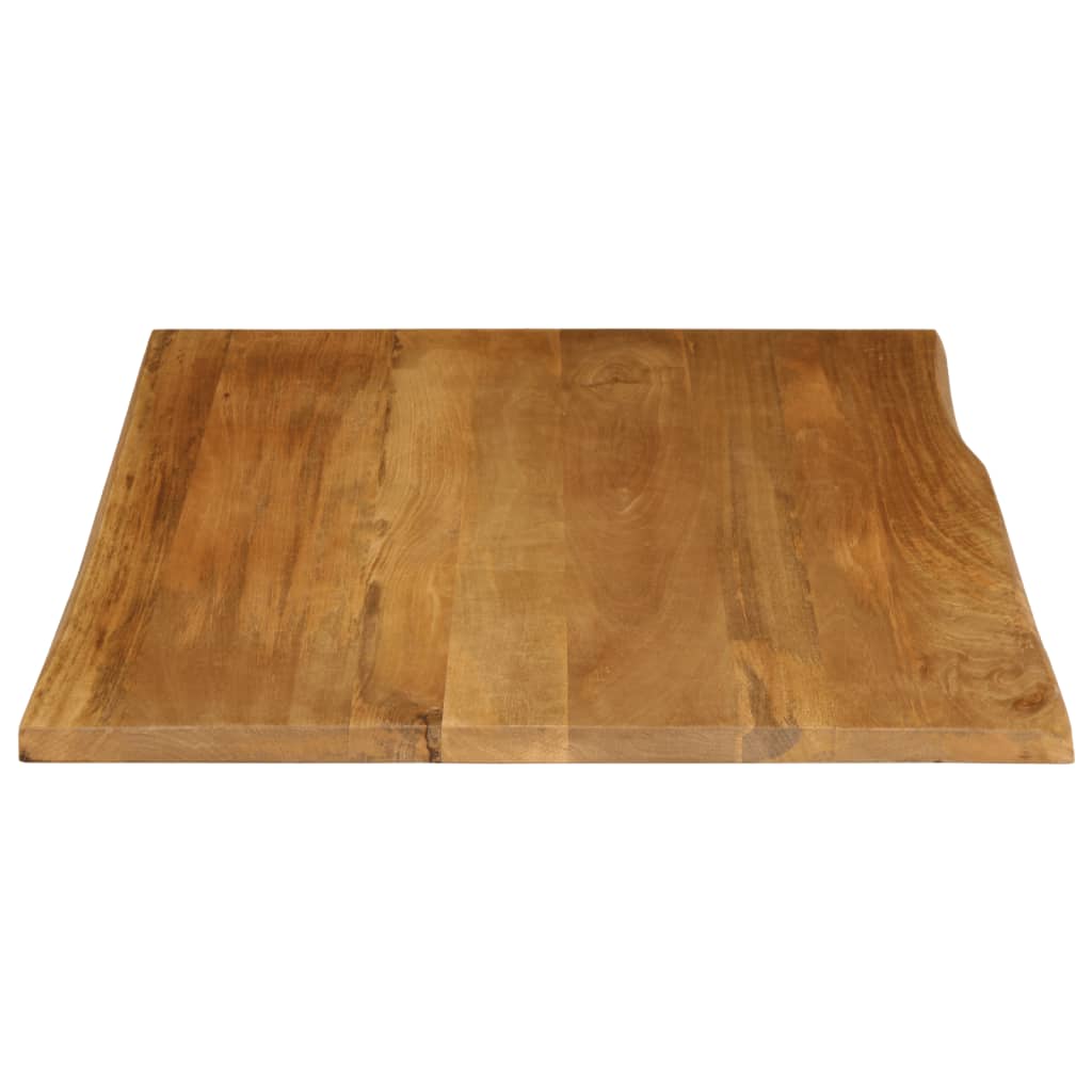 bordplade 90x80x3,8 cm naturlig kant massivt mangotræ