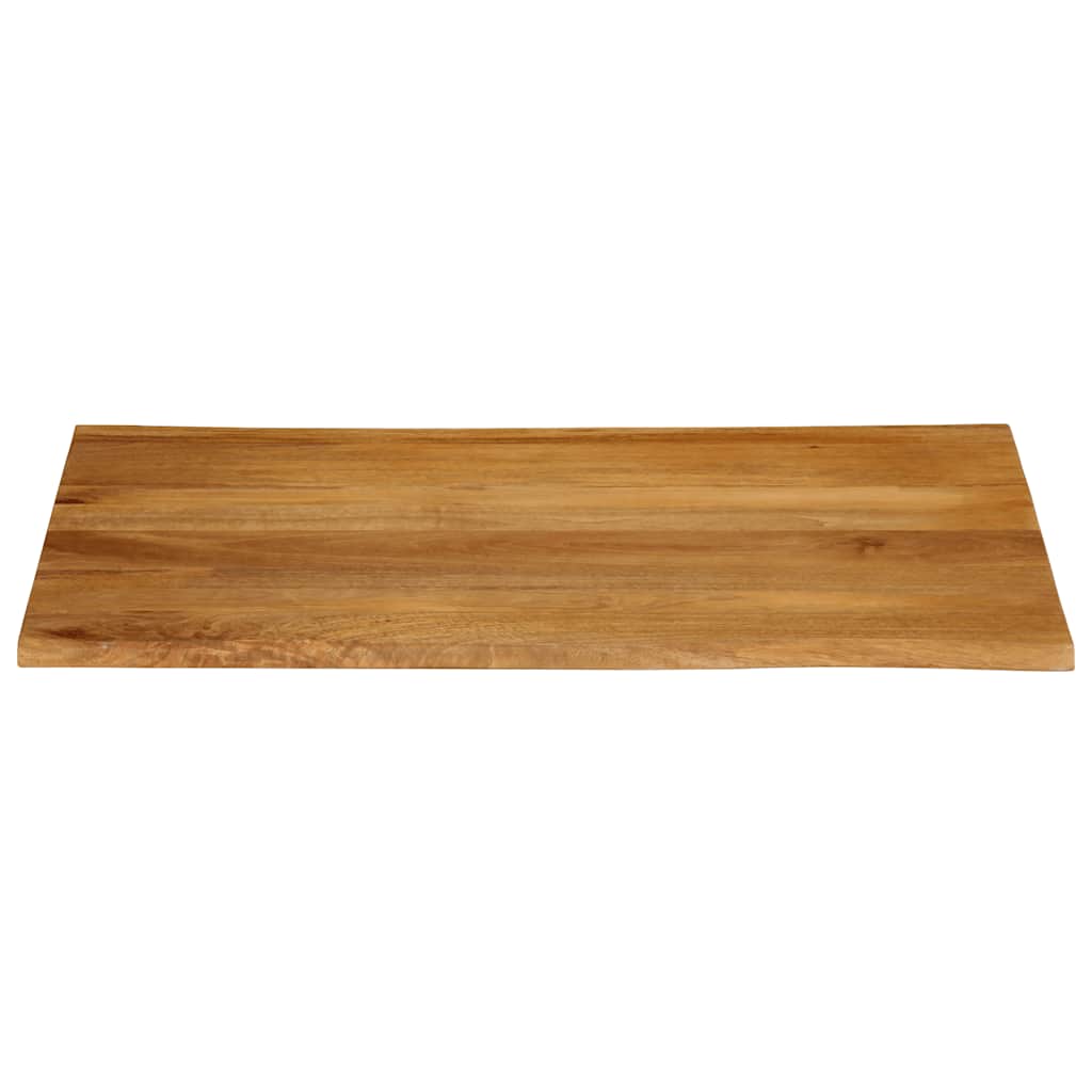 bordplade 100x80x3,8 cm naturlig kant massivt mangotræ