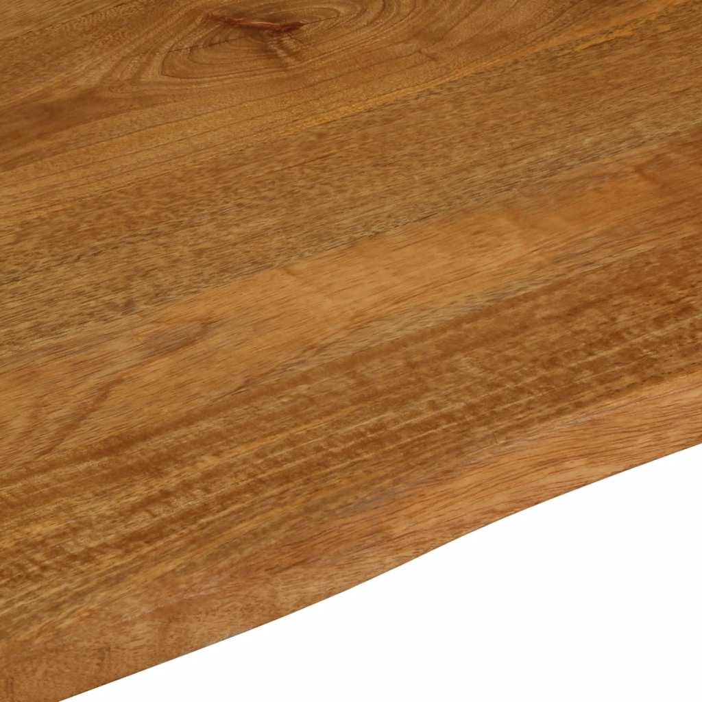 bordplade 100x80x3,8 cm naturlig kant massivt mangotræ