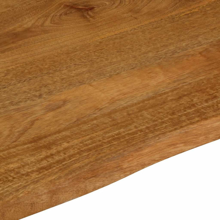 bordplade 100x80x3,8 cm naturlig kant massivt mangotræ