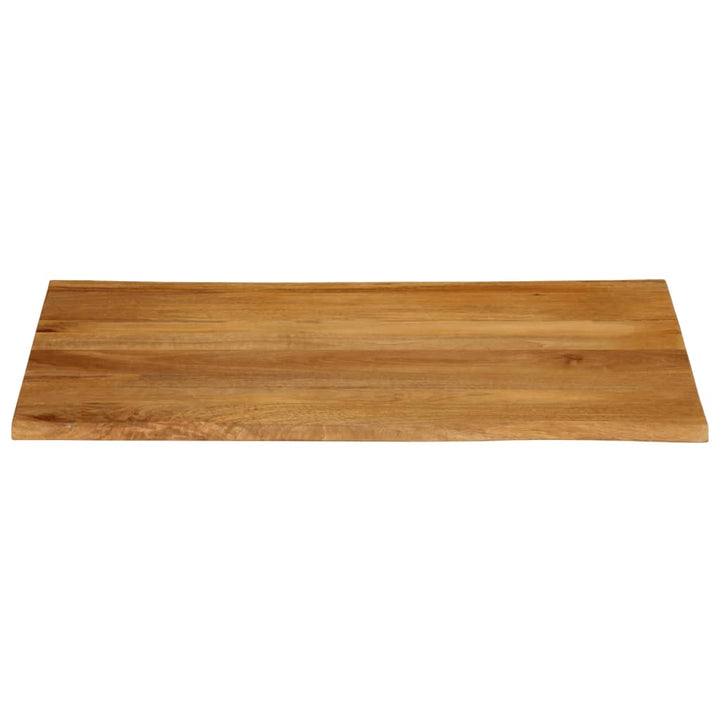 bordplade 110x80x3,8 cm naturlig kant massivt mangotræ