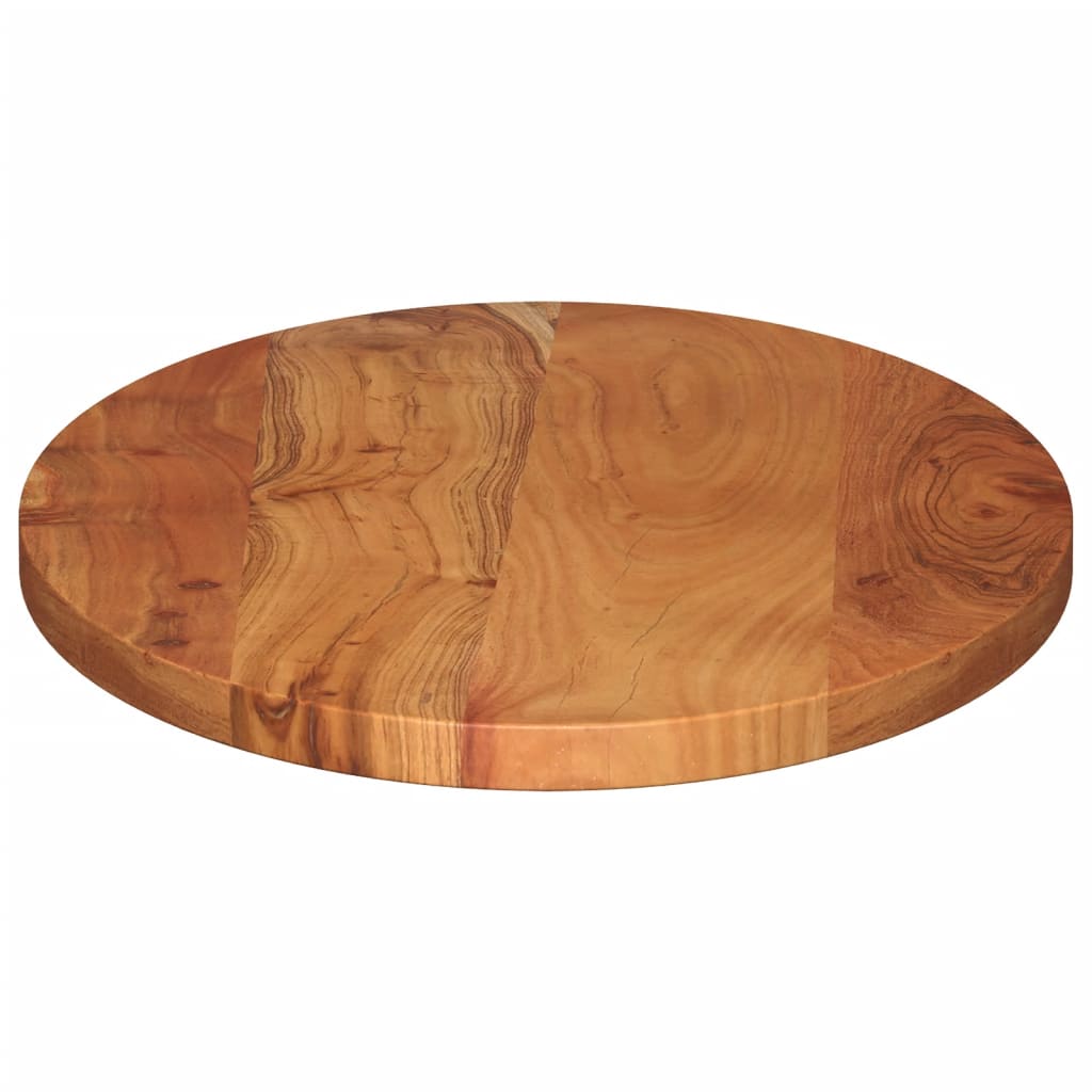 bordplade 110x50x3,8 cm oval massivt akacietræ