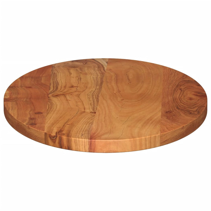 bordplade 110x50x3,8 cm oval massivt akacietræ
