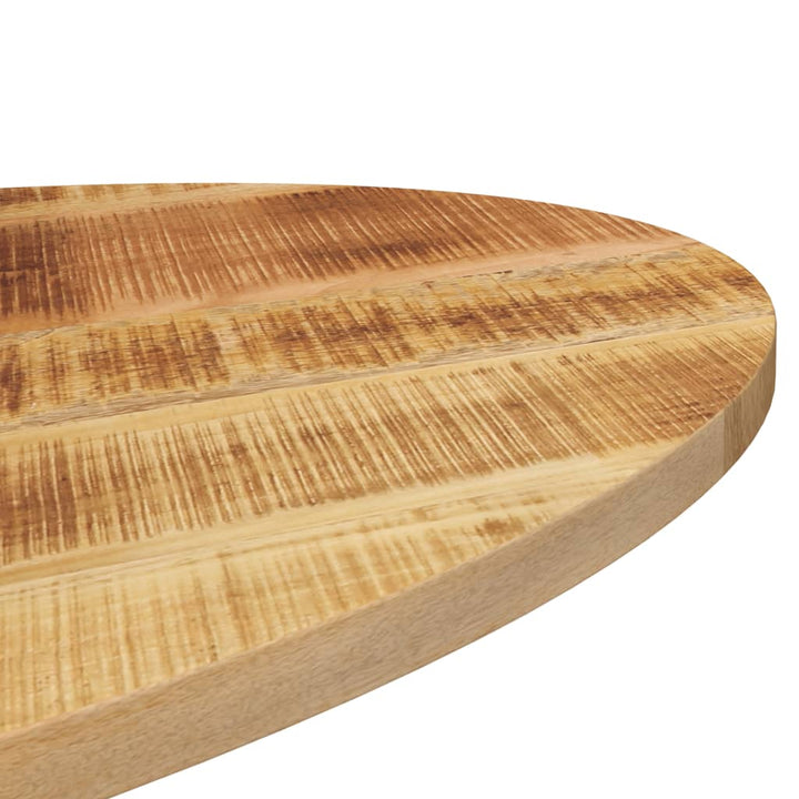 bordplade 100x40x2,5 cm oval massivt mangotræ