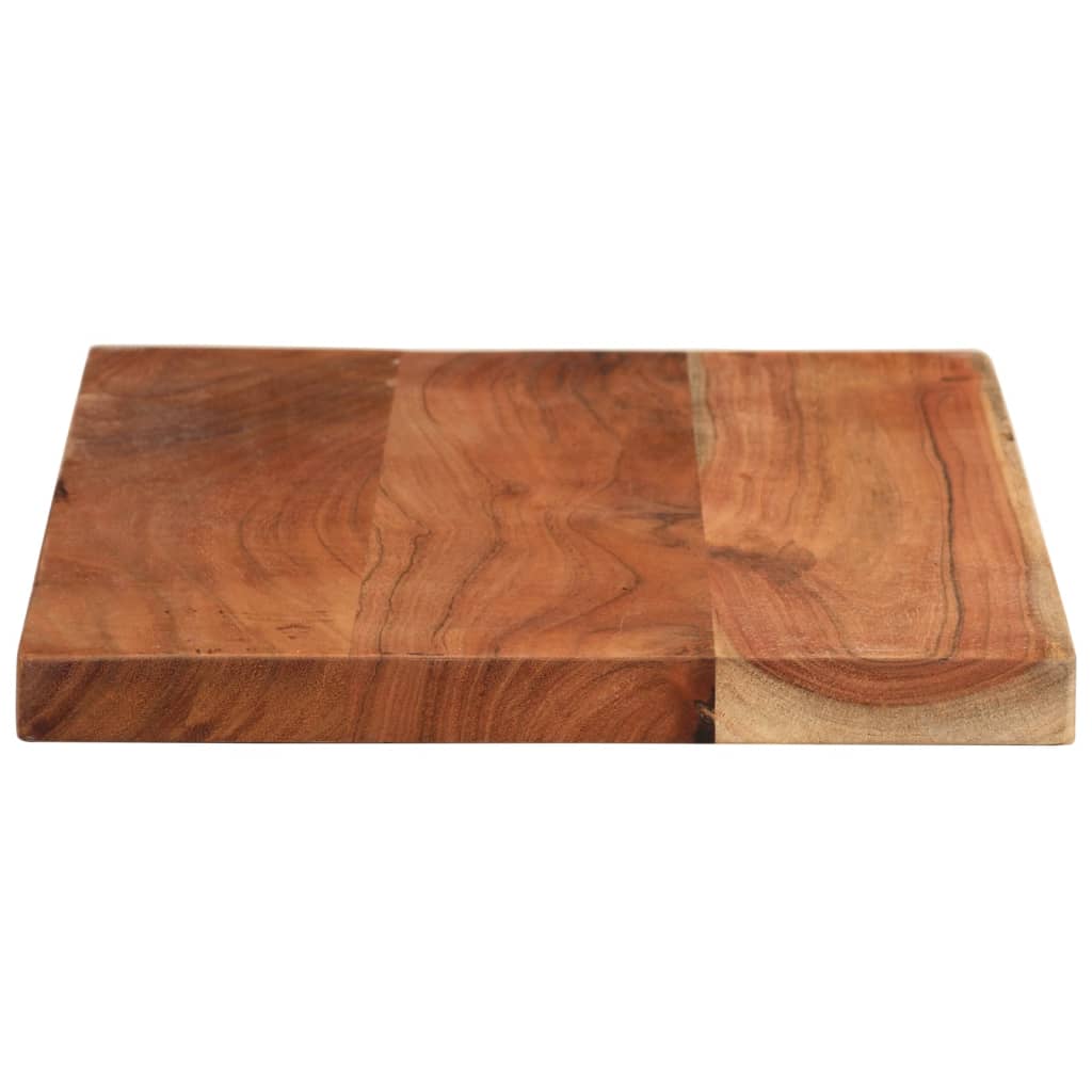 bordplade 50x40x2,5 cm rektangulær massivt akacietræ