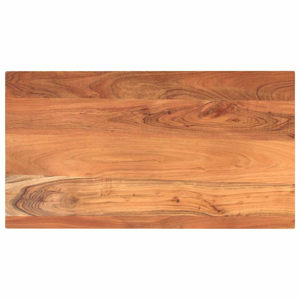 bordplade 100x50x2,5 cm rektangulær massivt akacietræ