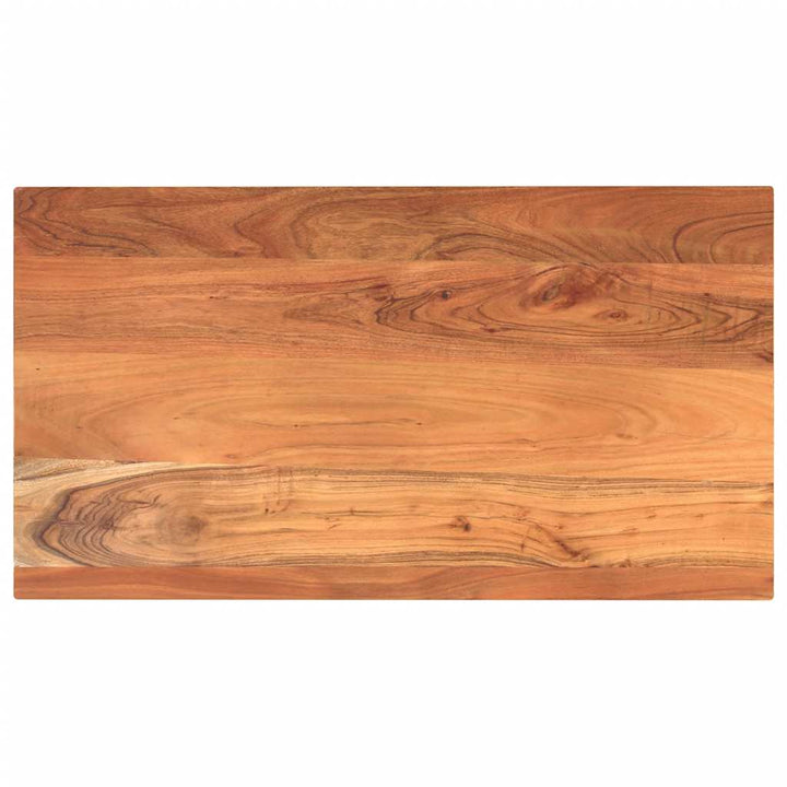 bordplade 100x50x2,5 cm rektangulær massivt akacietræ