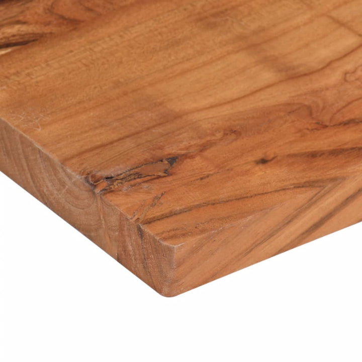 bordplade 140x50x2,5 cm rektangulær massivt akacietræ