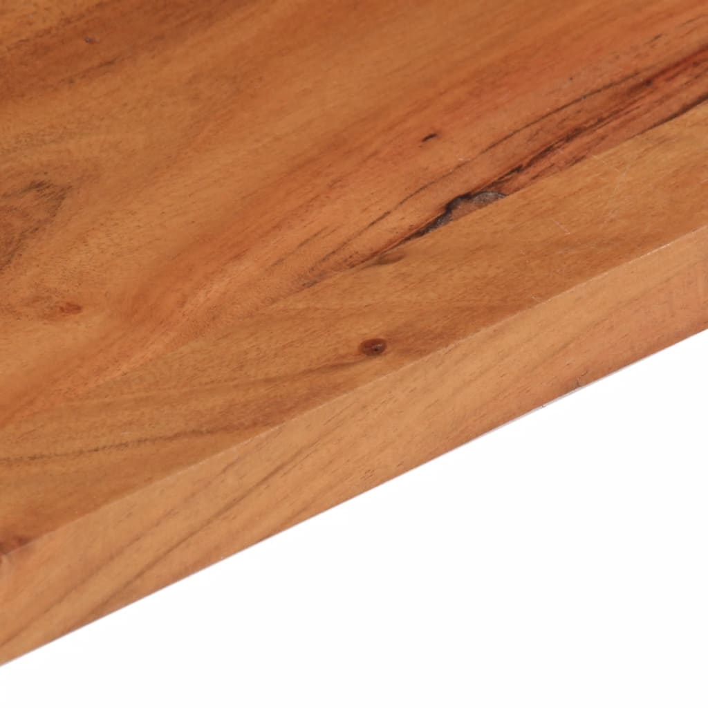 bordplade 140x50x2,5 cm rektangulær massivt akacietræ