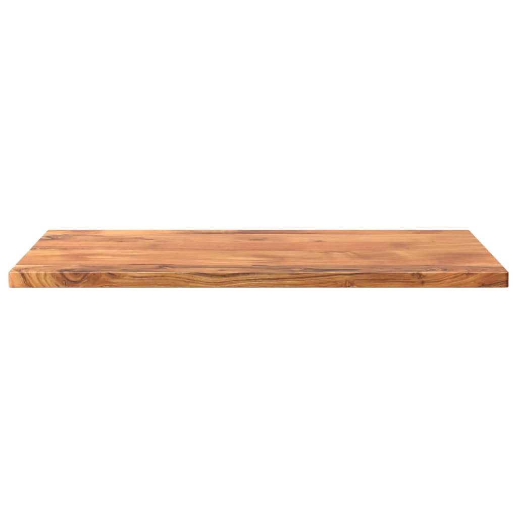 bordplade 80x60x2,5 cm rektangulær massivt akacietræ