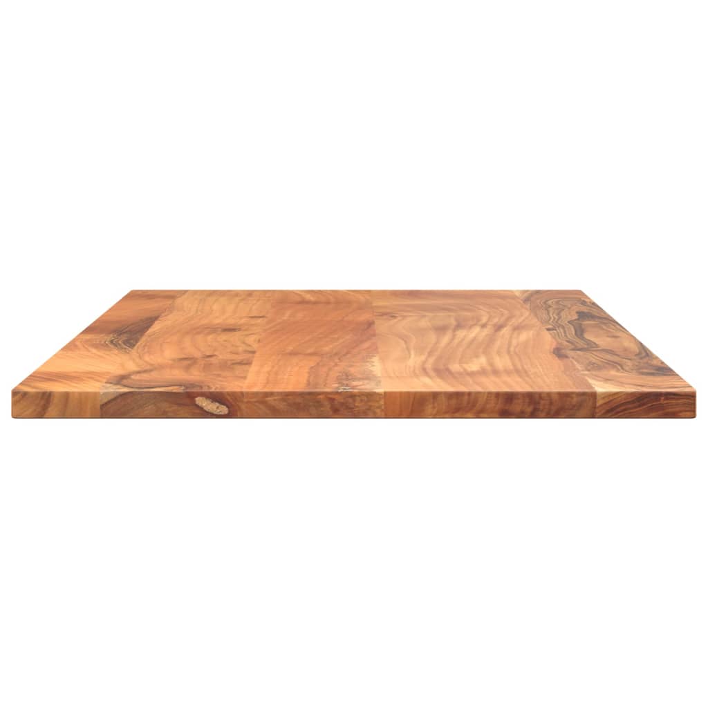 bordplade 90x60x2,5 cm rektangulær massivt akacietræ