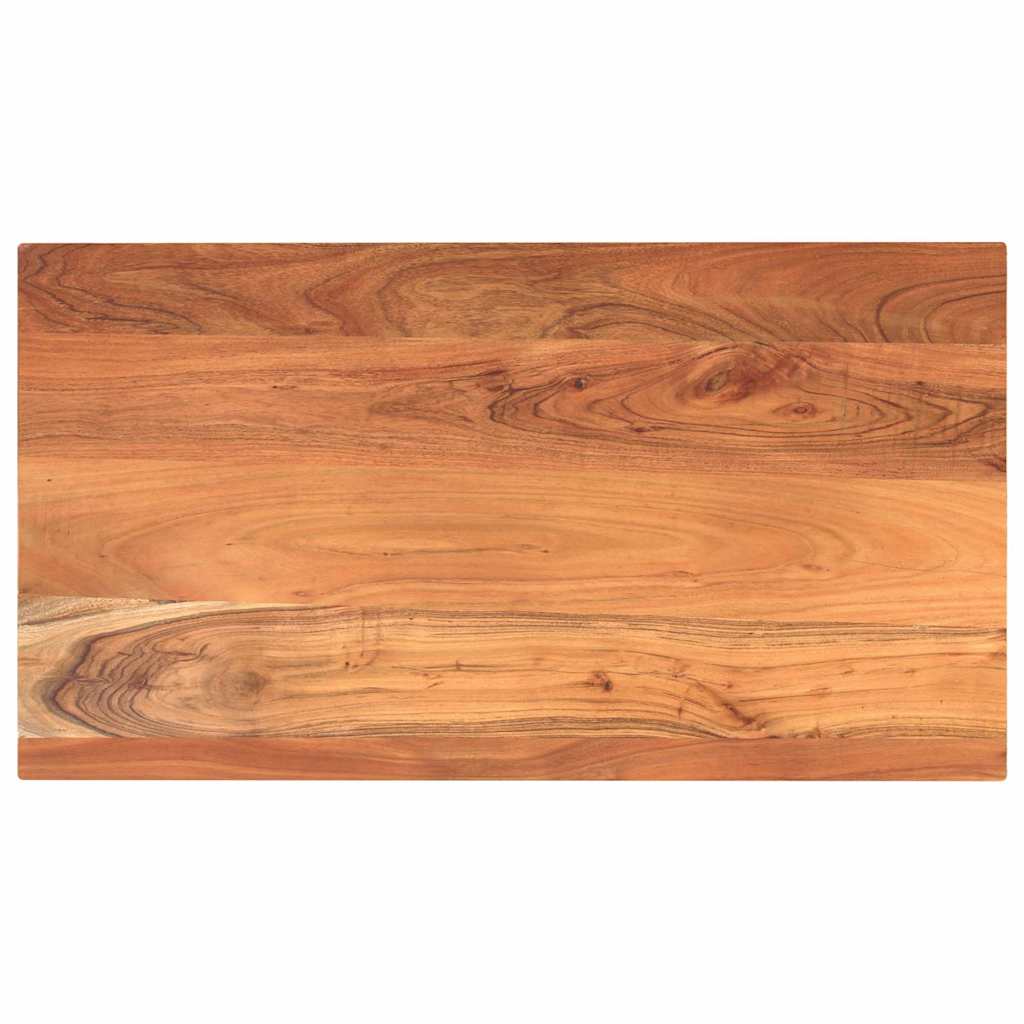bordplade 100x70x2,5 cm rektangulær massivt akacietræ