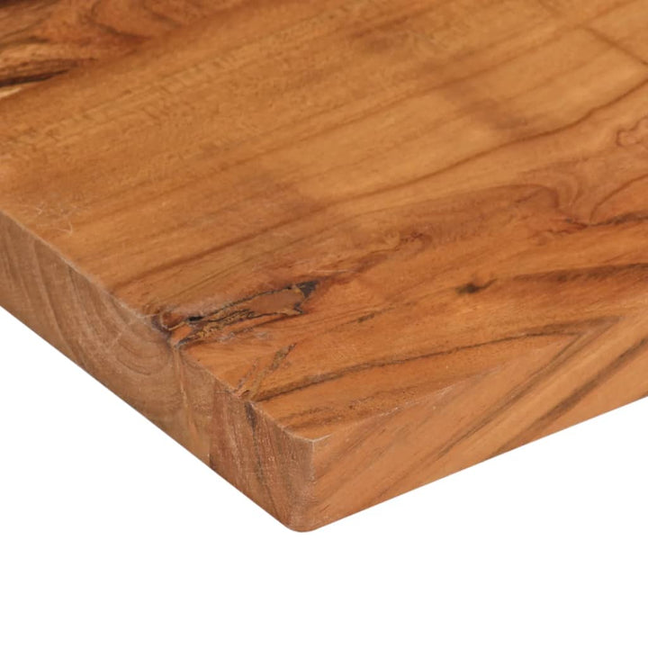 bordplade 100x80x2,5 cm rektangulær massivt akacietræ