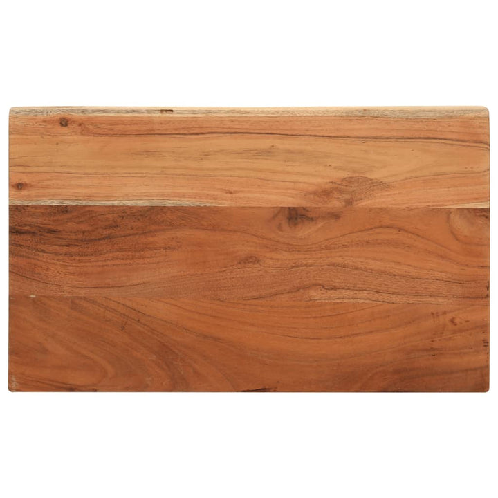 bordplade 60x20x3,8 cm rektangulær massivt akacietræ