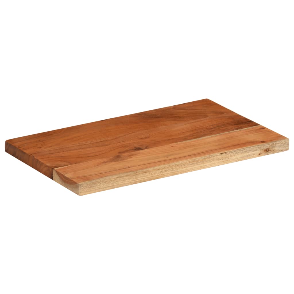 bordplade 60x20x3,8 cm rektangulær massivt akacietræ