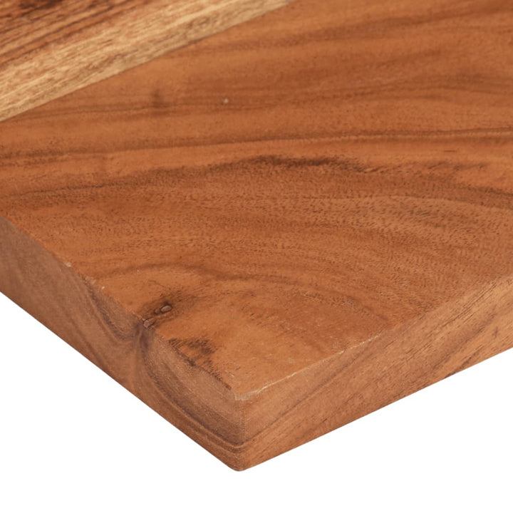 bordplade 60x20x3,8 cm rektangulær massivt akacietræ