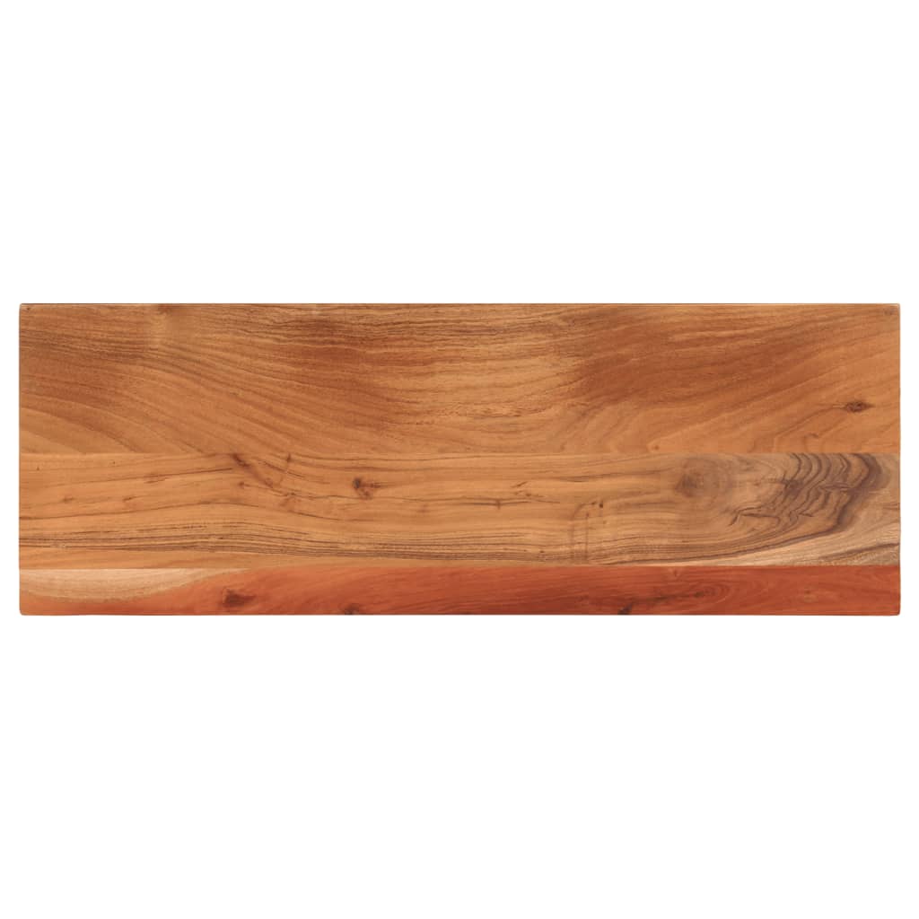 bordplade 90x20x3,8 cm rektangulær massivt akacietræ