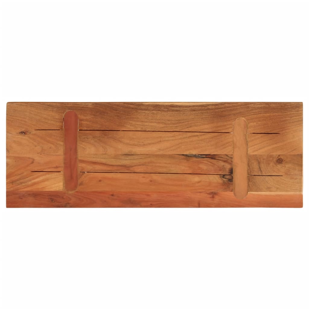 bordplade 90x20x3,8 cm rektangulær massivt akacietræ