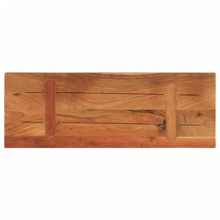 bordplade 90x20x3,8 cm rektangulær massivt akacietræ