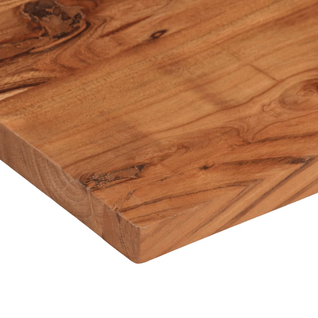 bordplade 90x30x3,8 cm rektangulær massivt akacietræ