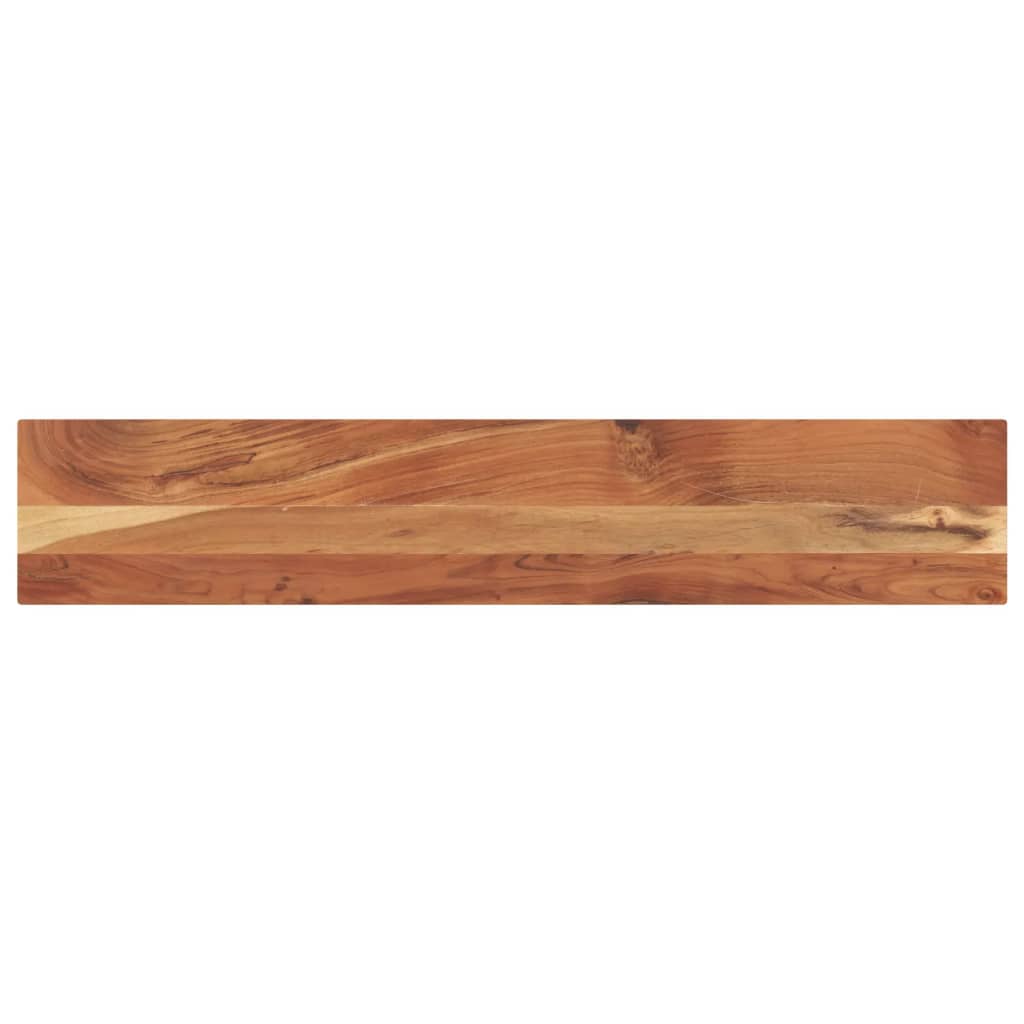 bordplade 140x40x3,8 cm rektangulær massivt akacietræ
