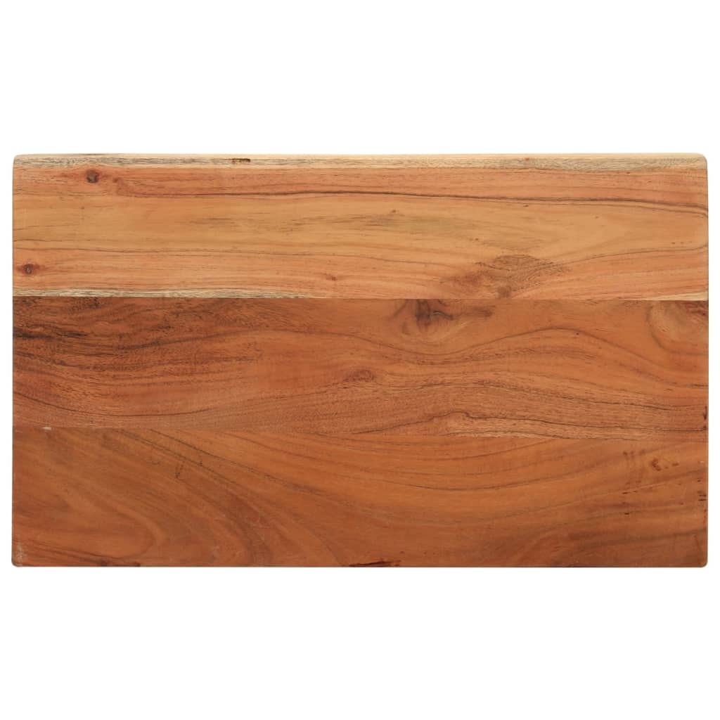 bordplade 50x40x3,8 cm rektangulær massivt akacietræ