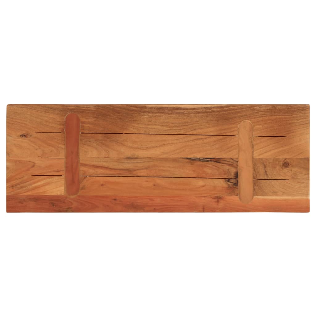 bordplade 90x40x3,8 cm rektangulær massivt akacietræ