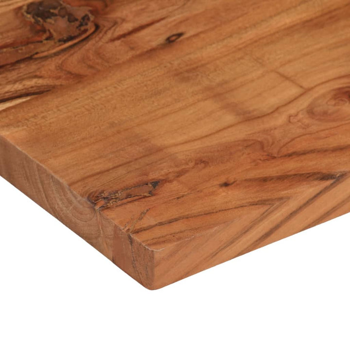 bordplade 90x40x3,8 cm rektangulær massivt akacietræ