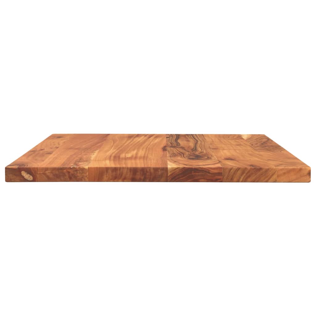 bordplade 60x50x3,8 cm rektangulær massivt akacietræ