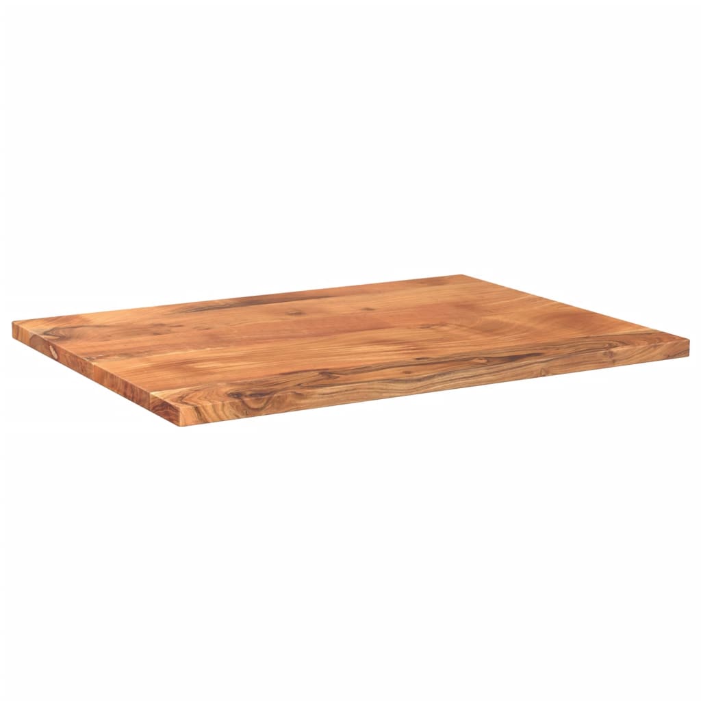 bordplade 70x50x3,8 cm rektangulær massivt akacietræ