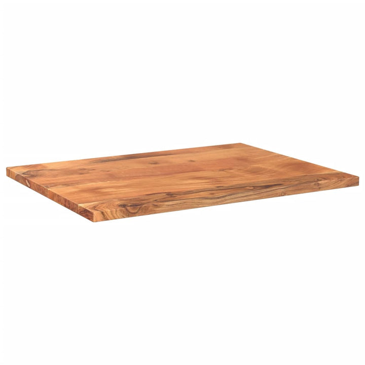 bordplade 70x50x3,8 cm rektangulær massivt akacietræ