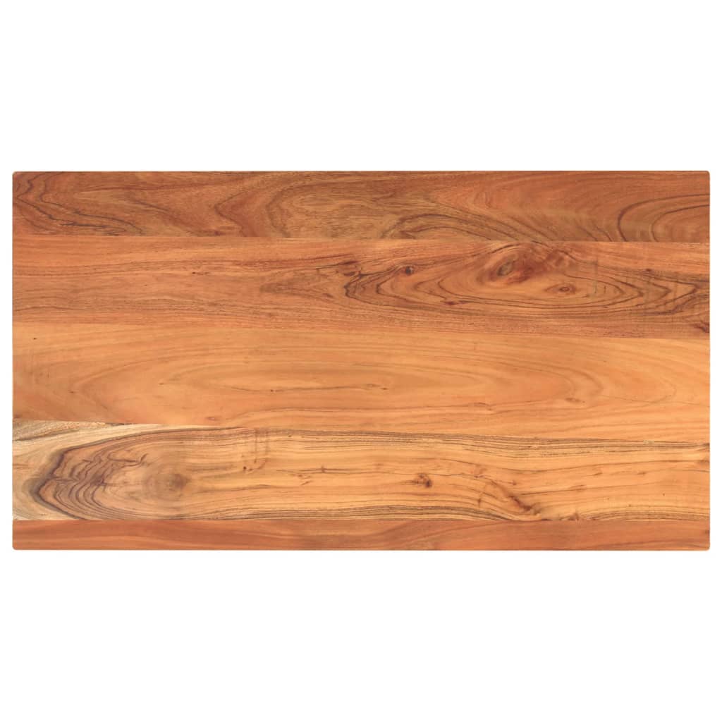 bordplade 110x50x3,8 cm rektangulær massivt akacietræ