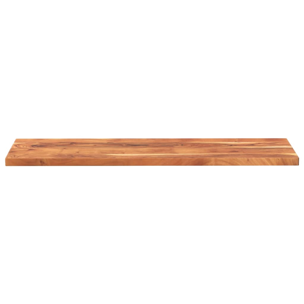 bordplade 140x50x3,8 cm rektangulær massivt akacietræ
