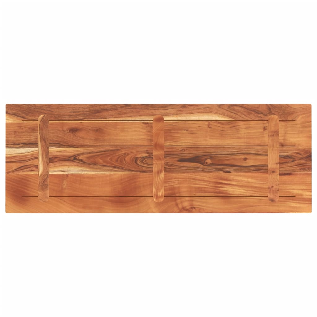 bordplade 140x60x3,8 cm rektangulær massivt akacietræ