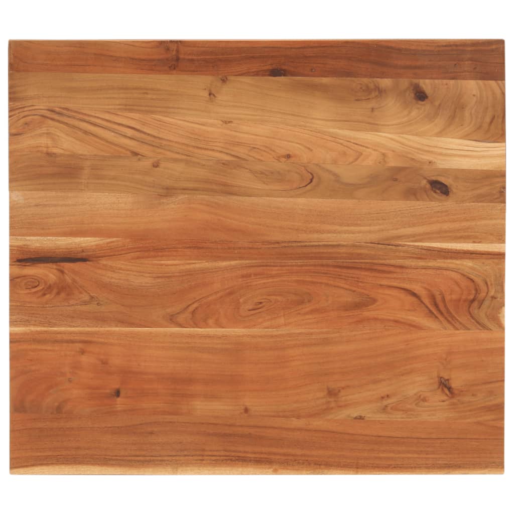 bordplade 100x80x3,8 cm rektangulær massivt akacietræ
