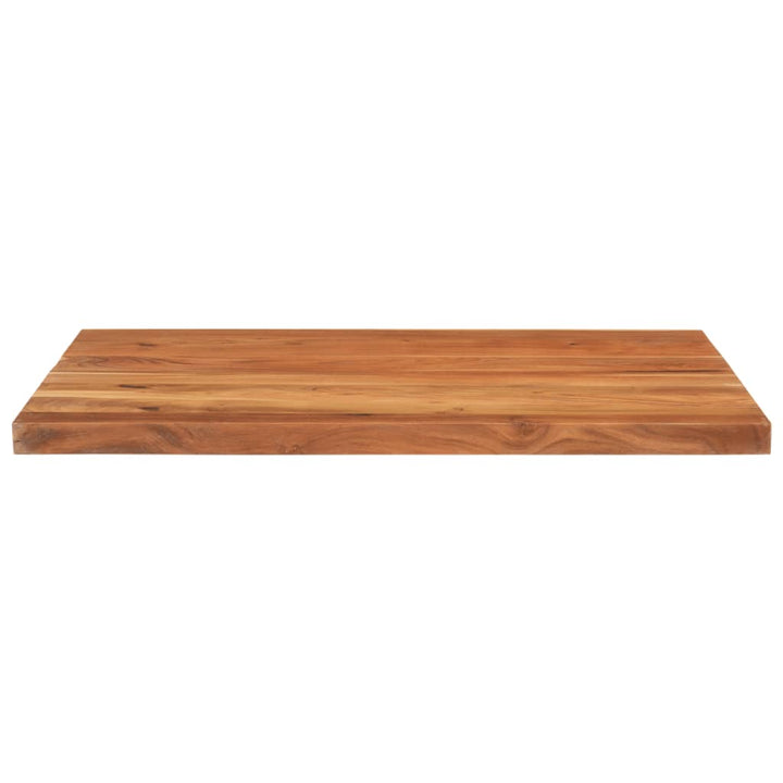 bordplade 100x80x3,8 cm rektangulær massivt akacietræ