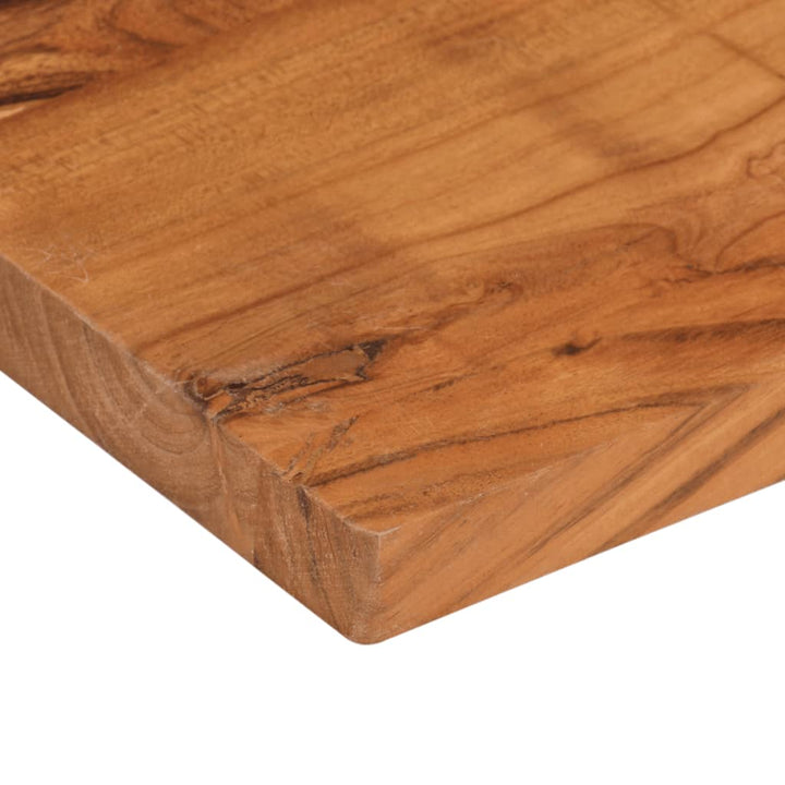 bordplade 100x80x3,8 cm rektangulær massivt akacietræ