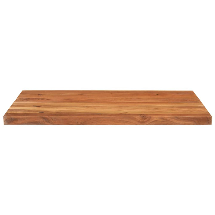 bordplade 110x80x3,8 cm rektangulær massivt akacietræ