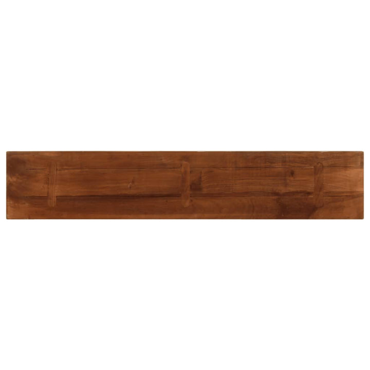 bordplade 180x20x2,5 cm rektangulær massivt genbrugstræ
