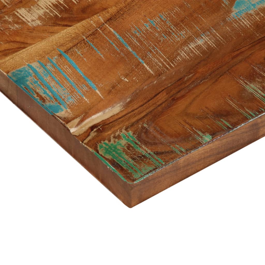 bordplade 50x40x2,5 cm rektangulær massivt genbrugstræ