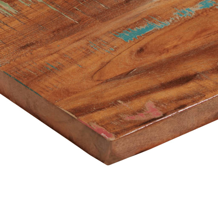 bordplade 80x30x3,8 cm rektangulær massivt genbrugstræ