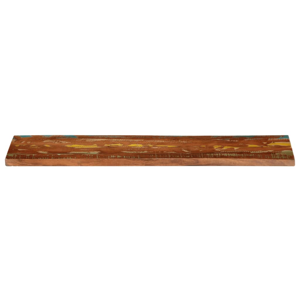bordplade 120x30x3,8 cm rektangulær massivt genbrugstræ