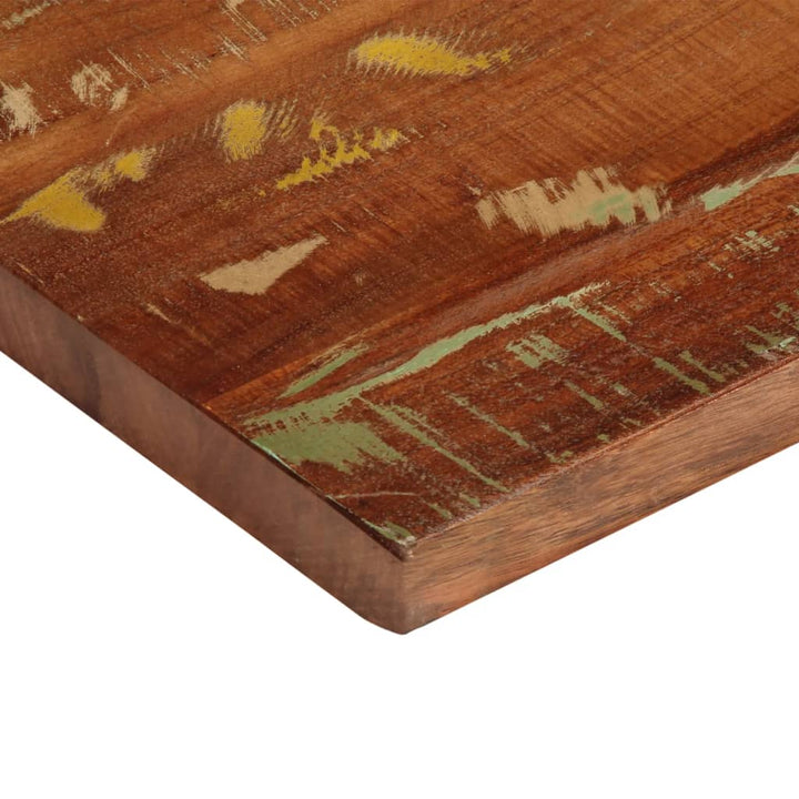 bordplade 120x30x3,8 cm rektangulær massivt genbrugstræ