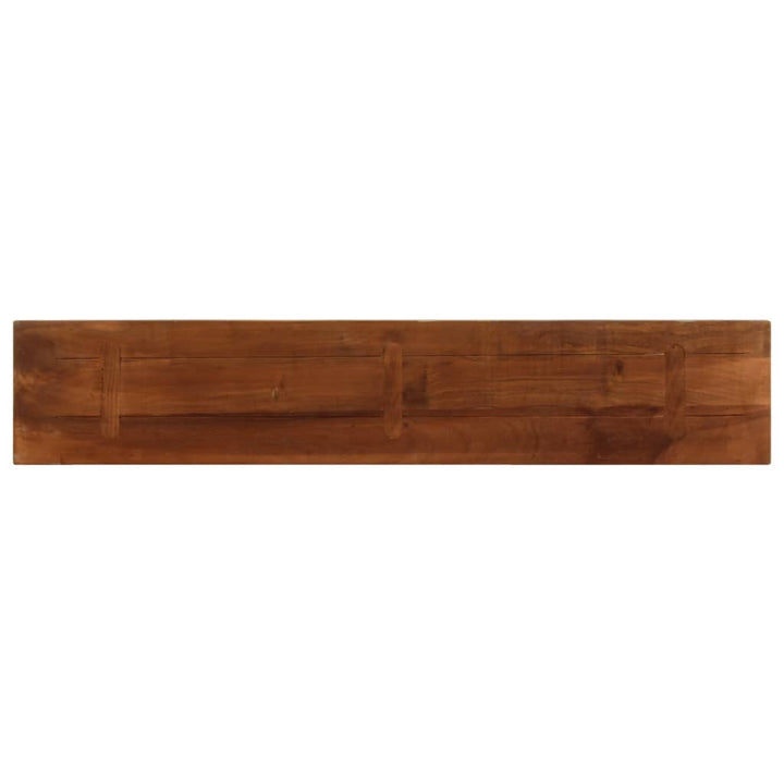 bordplade 160x30x3,8 cm rektangulær massivt genbrugstræ